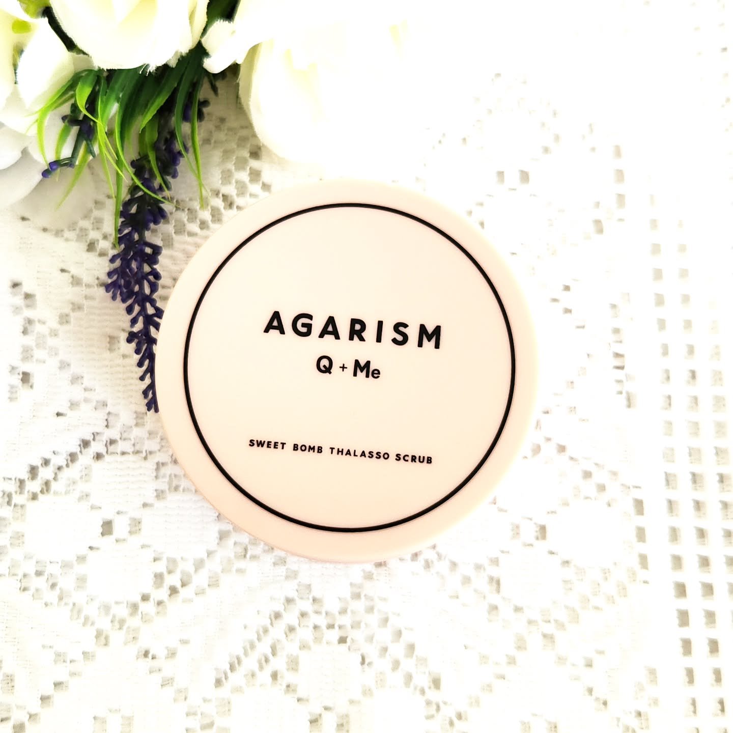 Q+Me スウィート ボム タラソ スクラブ/AGARISM/バスト・ヒップケアを使ったクチコミ（2枚目）