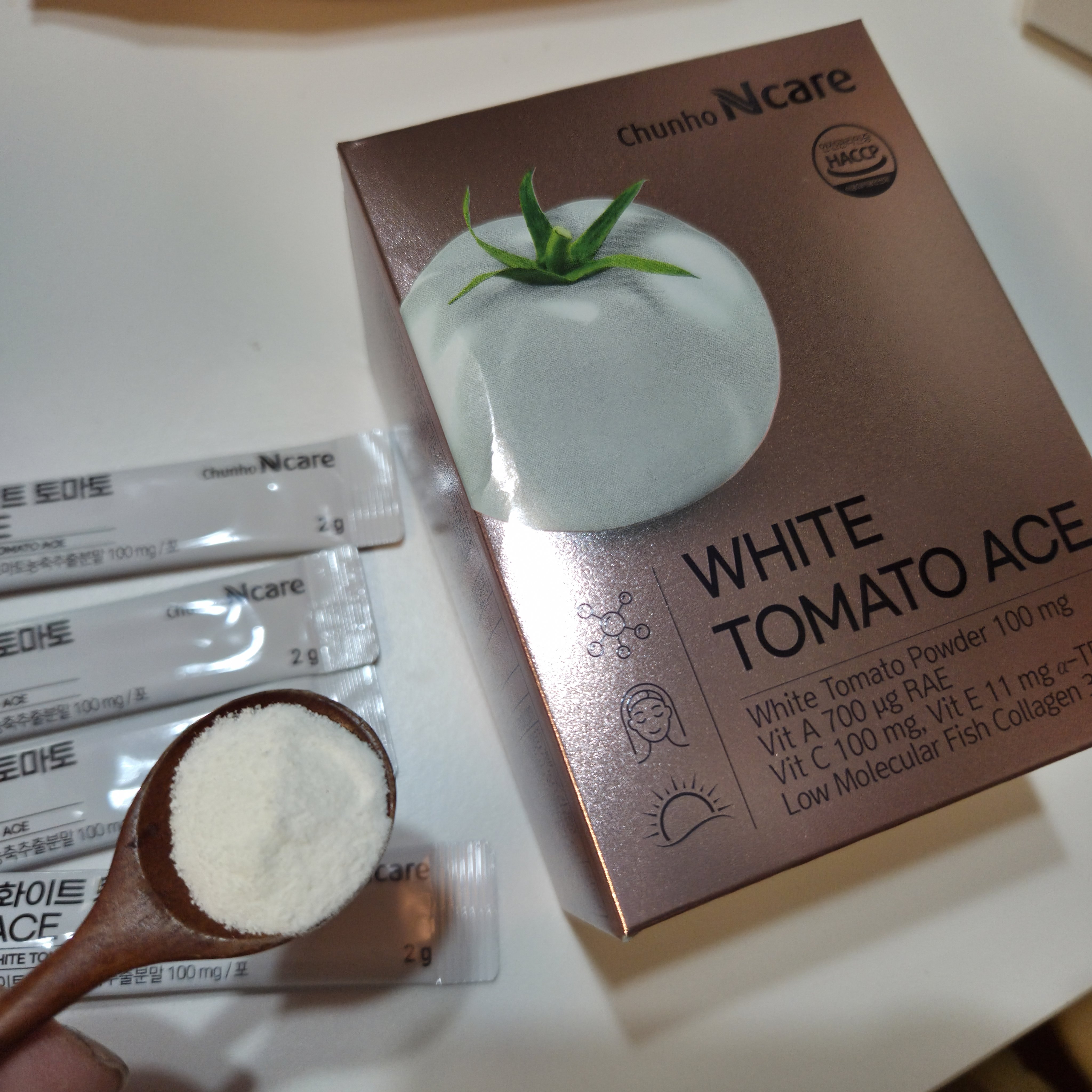 ホワイトトマト ACE 1box 30包/ChunhoNcare/美容サプリメントを使ったクチコミ（2枚目）