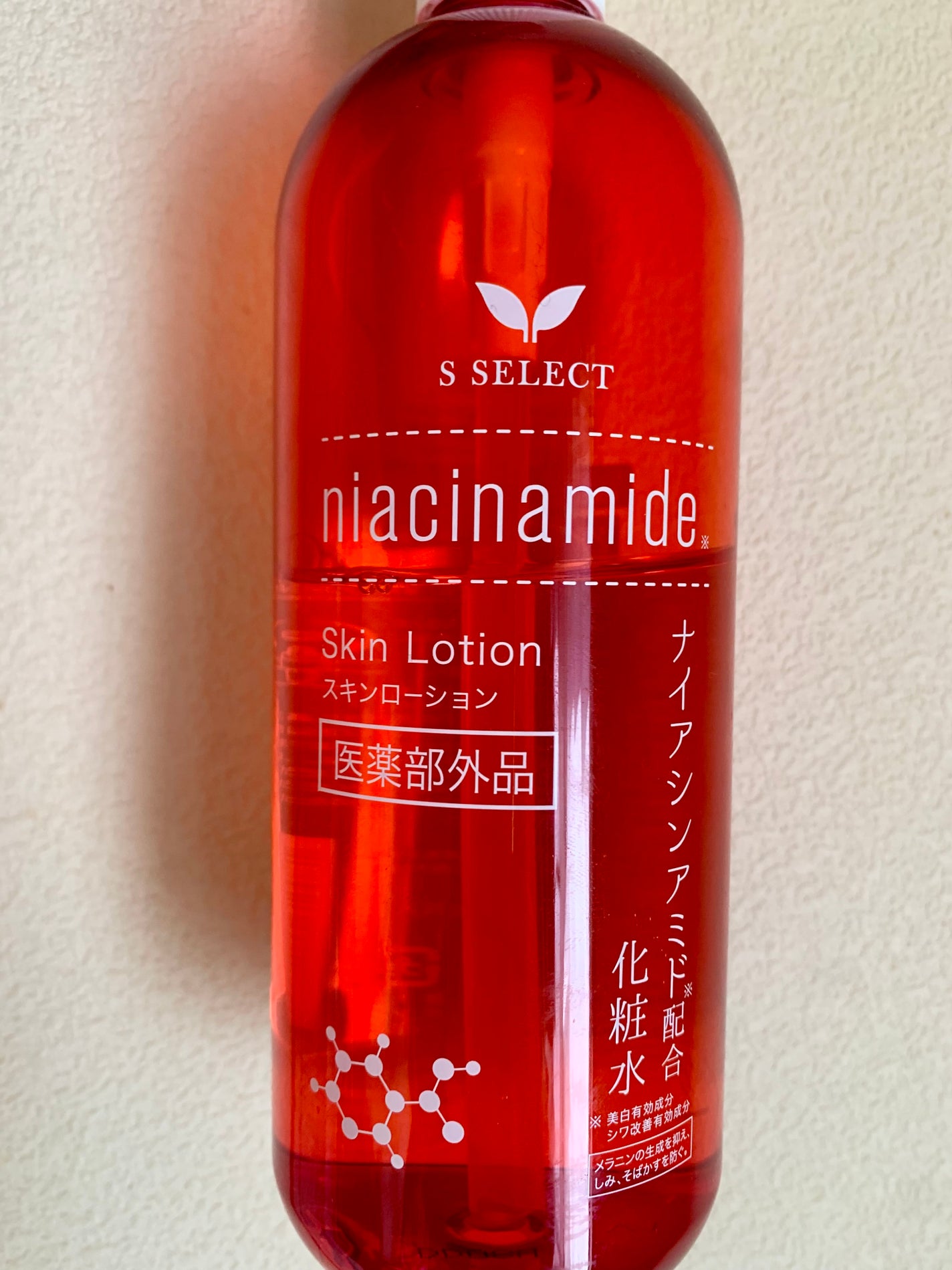 スキンローション ナイアシンアミド配合化粧水/S SELECT/化粧水を使ったクチコミ(2枚目)