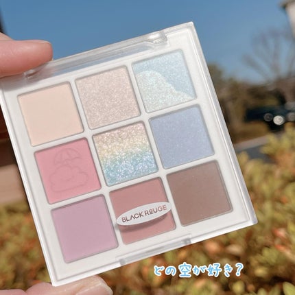カラーレーションムードパレット/BLACK ROUGE/アイシャドウパレットを使ったクチコミ(6枚目)
