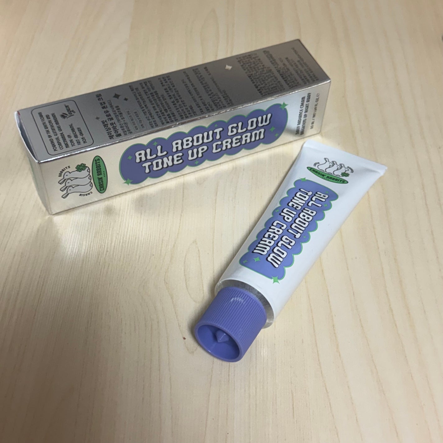 オールアバウトグロウトーンアップクリーム/CHASIN'RABBITS/化粧下地を使ったクチコミ(3枚目)