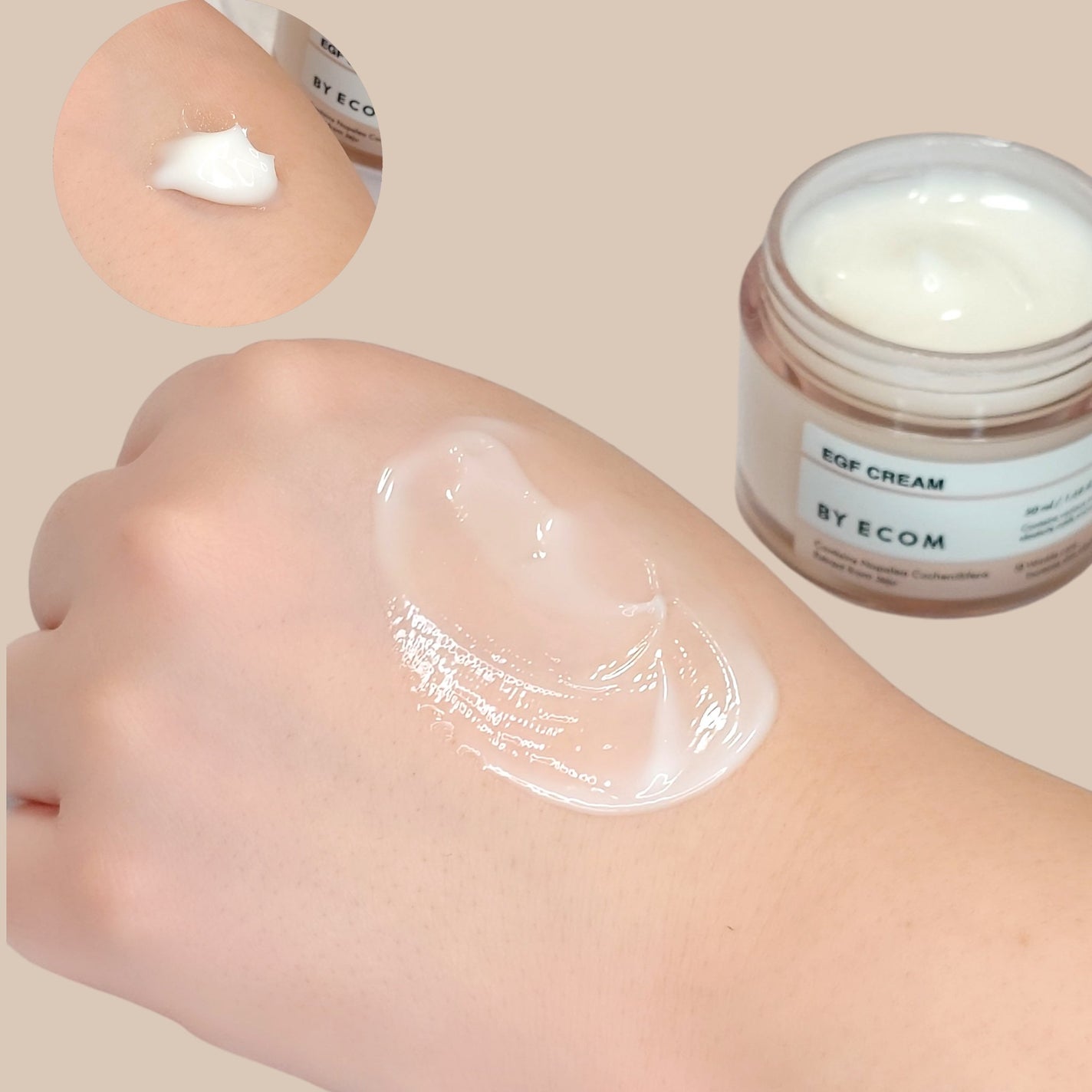 EGFクリーム/BY ECOM/フェイスクリームを使ったクチコミ(3枚目)