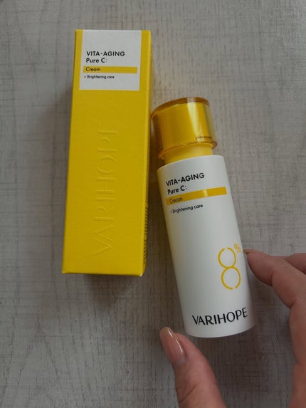 ビタエイジング ピュアビタミンC クリーム/VARI:HOPE/フェイスクリームを使ったクチコミ(2枚目)