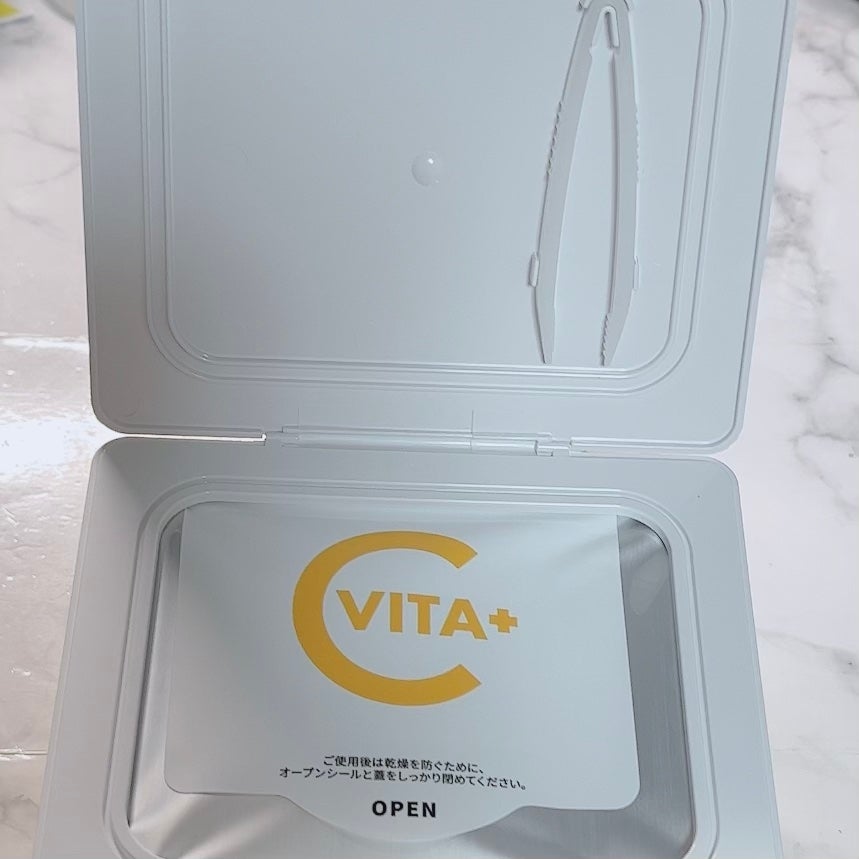 ビタミンC(*⁶)パンテノールマスク/MIJIN COSMETICS/シートマスク・パックを使ったクチコミ(2枚目)