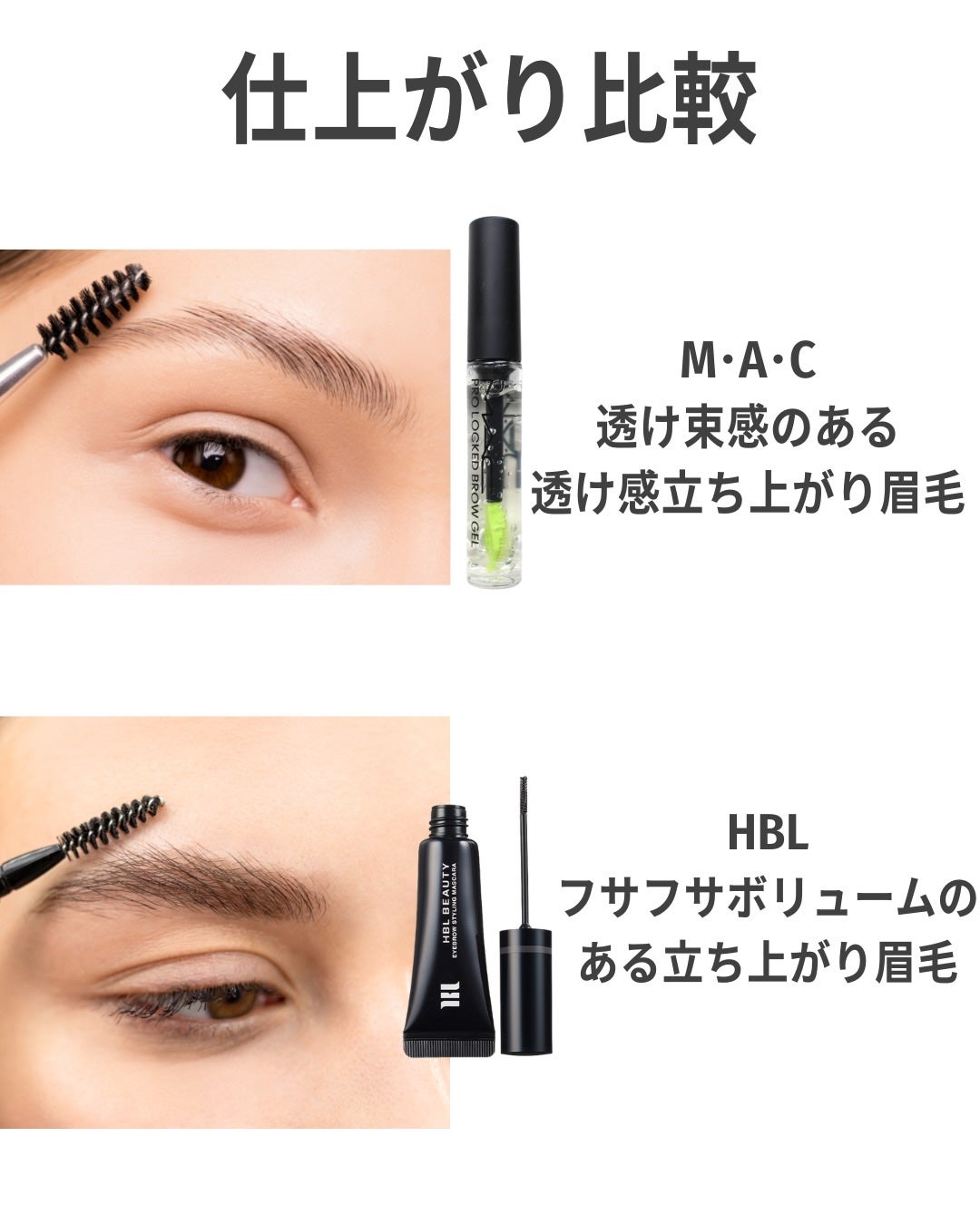 プロ ロックド ブロウ ジェル/M・A・C/眉マスカラを使ったクチコミ(10枚目)