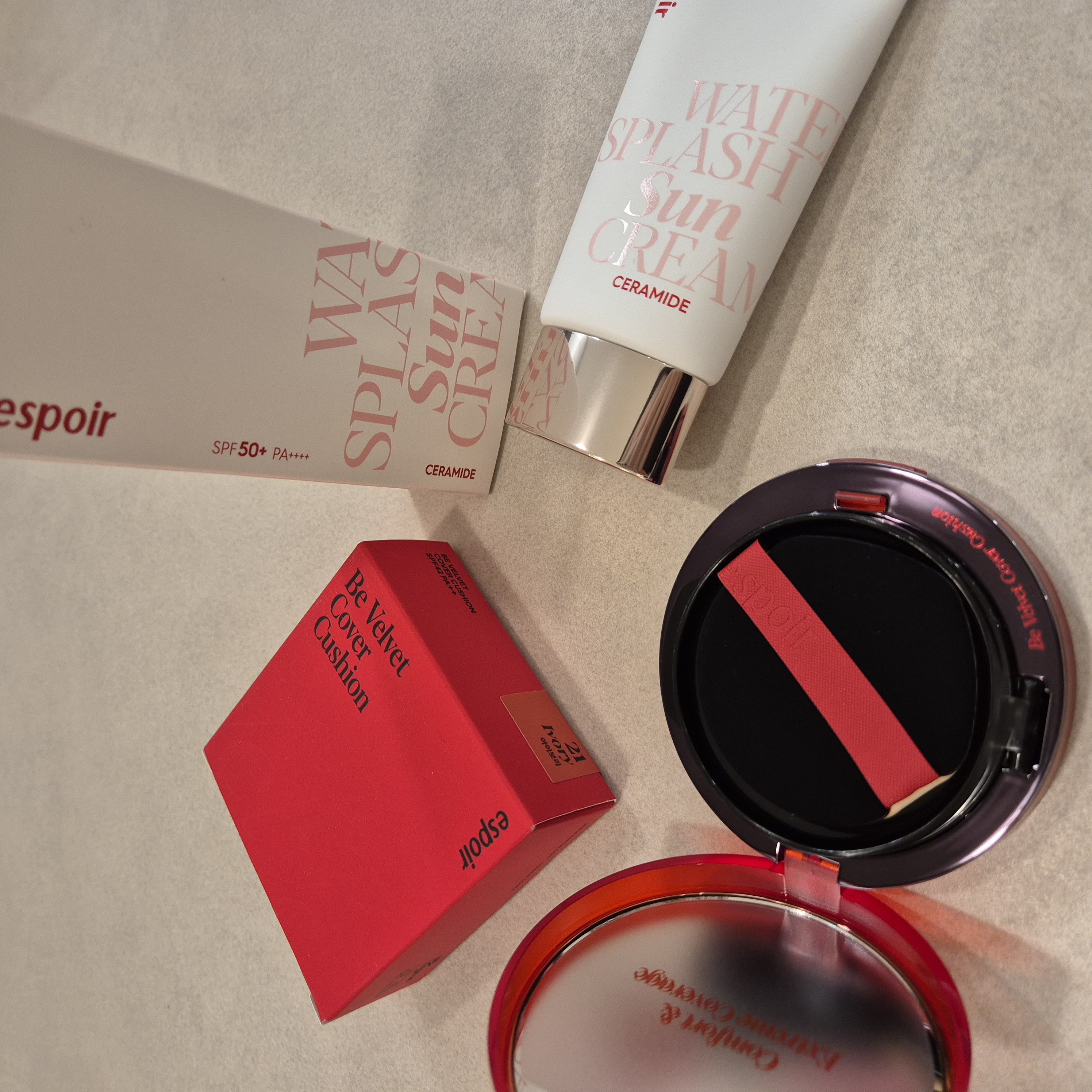 ビーベルベットカバークッション/espoir/クッションファンデーションを使ったクチコミ（1枚目）