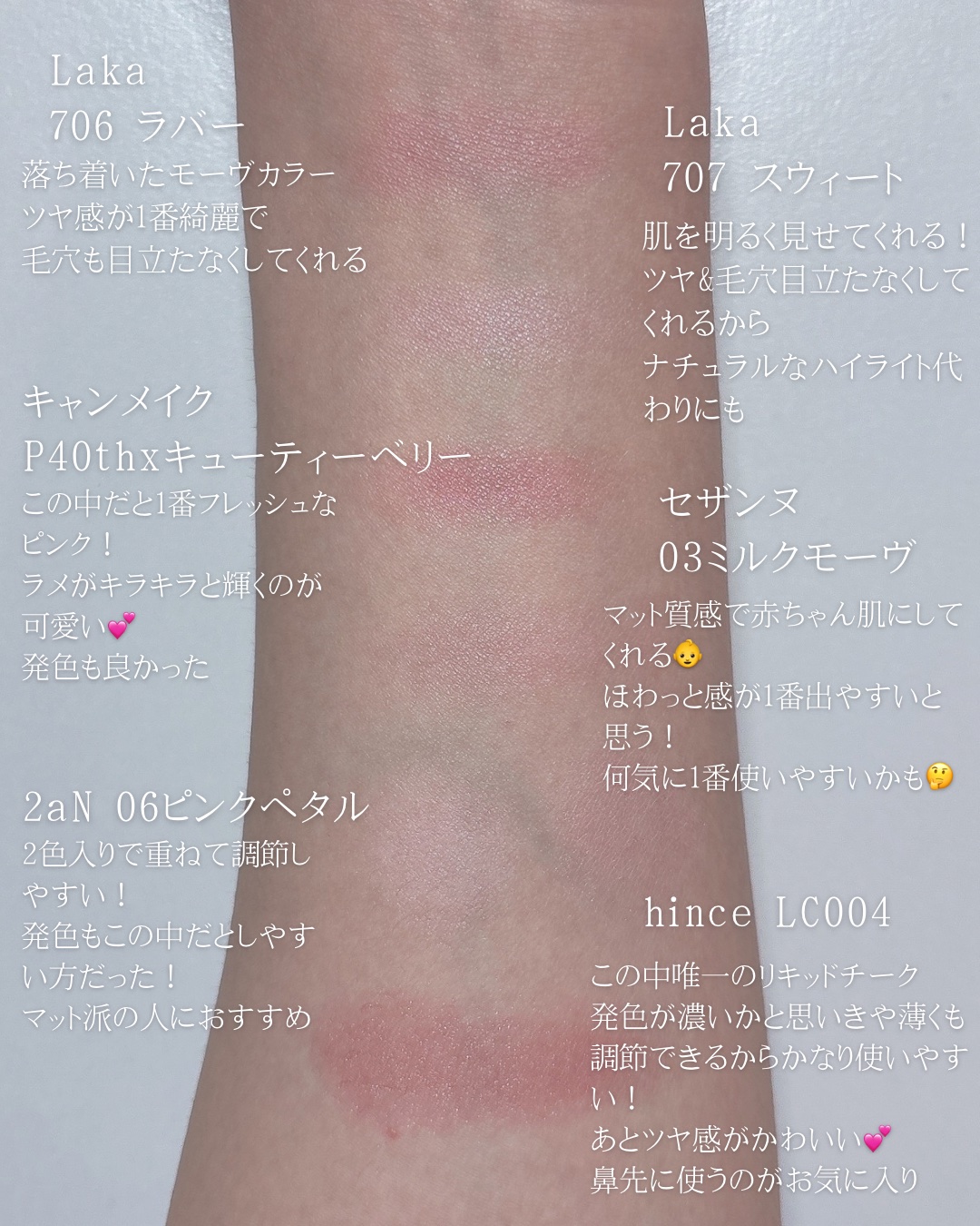 ラブシルクブラッシュ/Laka/パウダーチークを使ったクチコミ（3枚目）