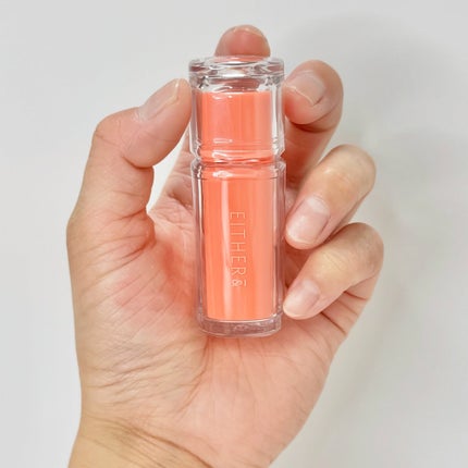 Dewy Syrup Tint/EITHER&/口紅を使ったクチコミ(2枚目)