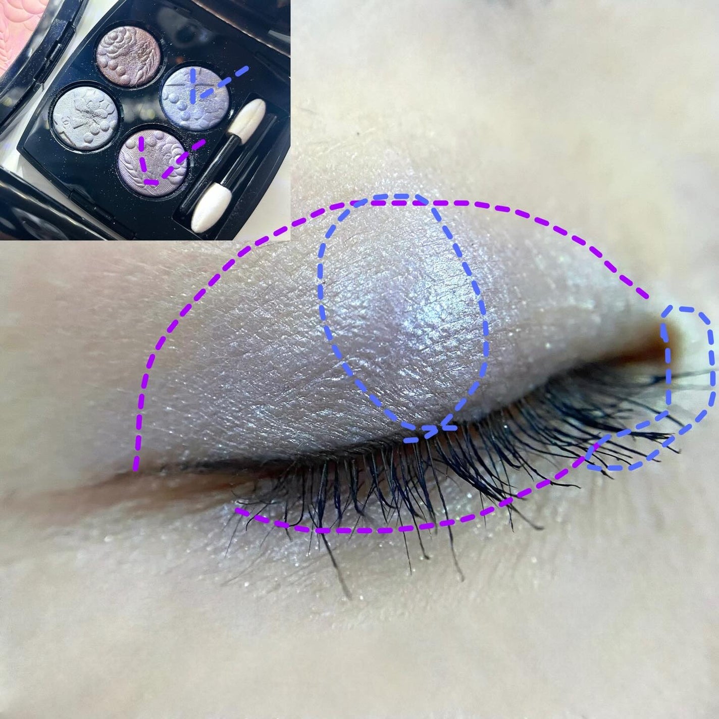 レ キャトル オンブル/CHANEL/アイシャドウパレットを使ったクチコミ(4枚目)