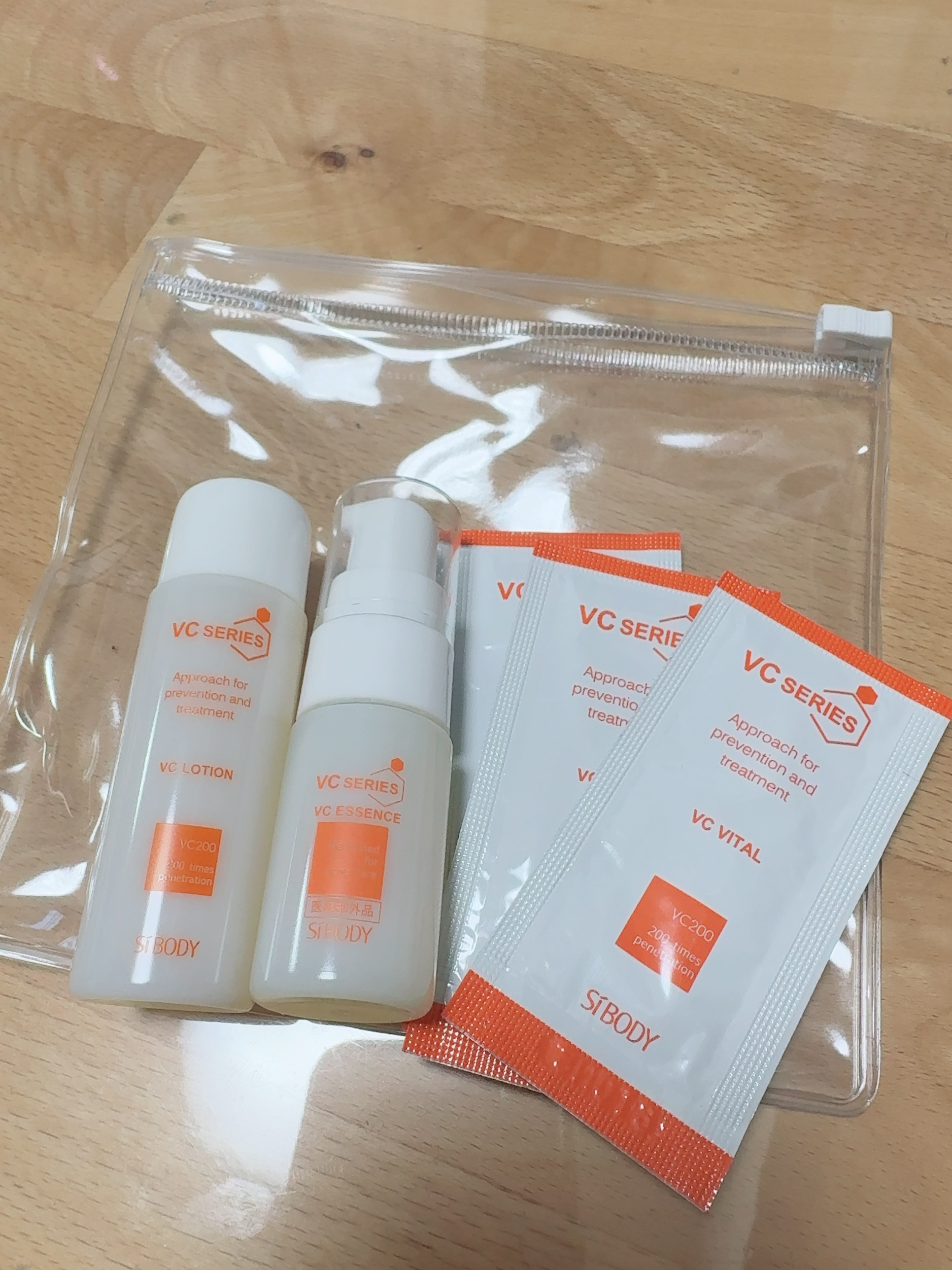 VCスターターセット/VCシリーズ/スキンケアキットを使ったクチコミ（1枚目）