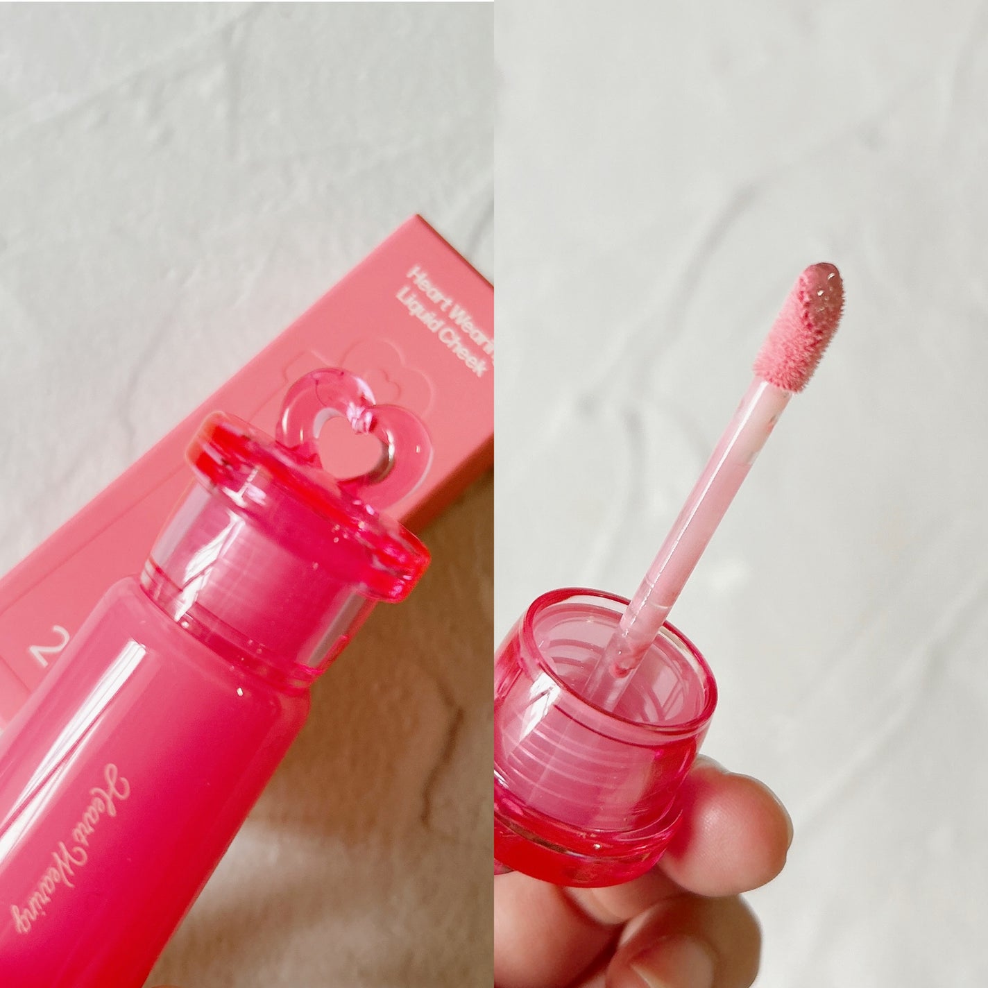 ハートウェアリングリキッドチーク/2aN/リキッドチークを使ったクチコミ(3枚目)