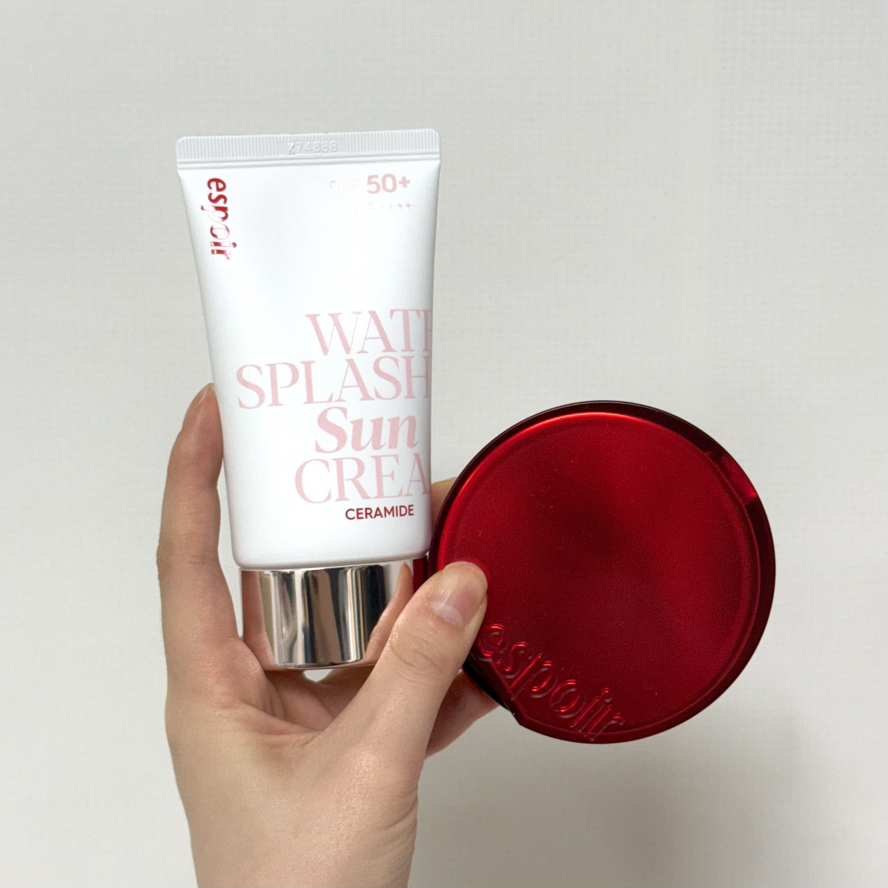 ウォータースプラッシュサンクリーム セラミド/espoir/日焼け止めクリームを使ったクチコミ（1枚目）