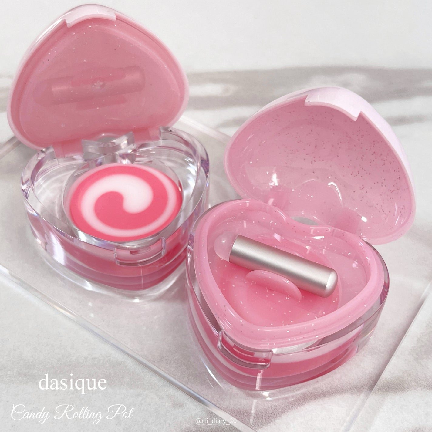 キャンディローリングポット/dasique/リップグロスを使ったクチコミ(4枚目)
