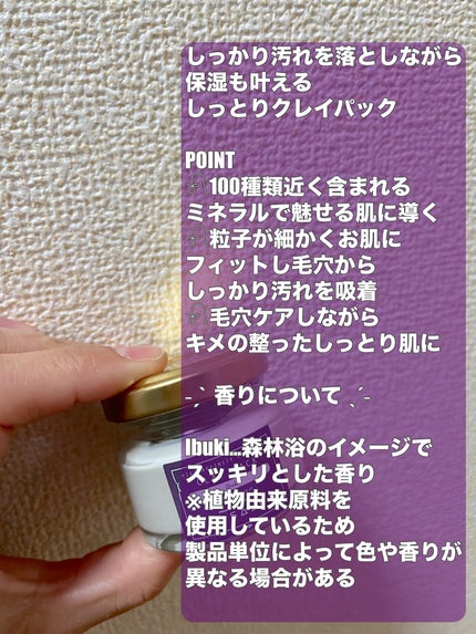 クレイパック/OSAJI/洗い流すパック・マスクを使ったクチコミ(2枚目)