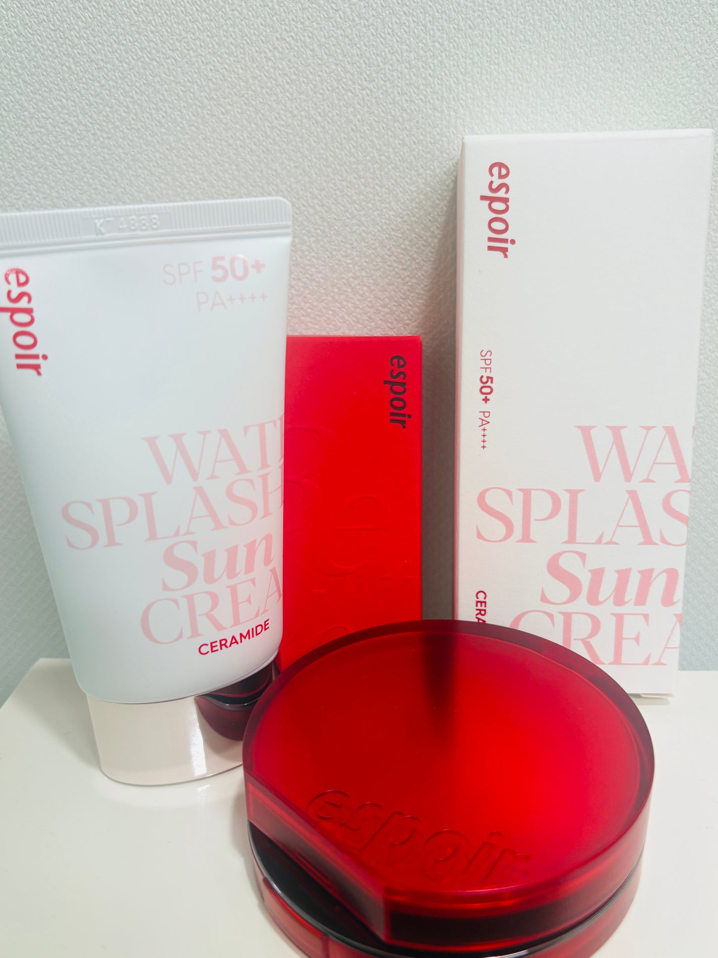 ウォータースプラッシュサンクリーム セラミド/espoir/日焼け止めクリームを使ったクチコミ(1枚目)