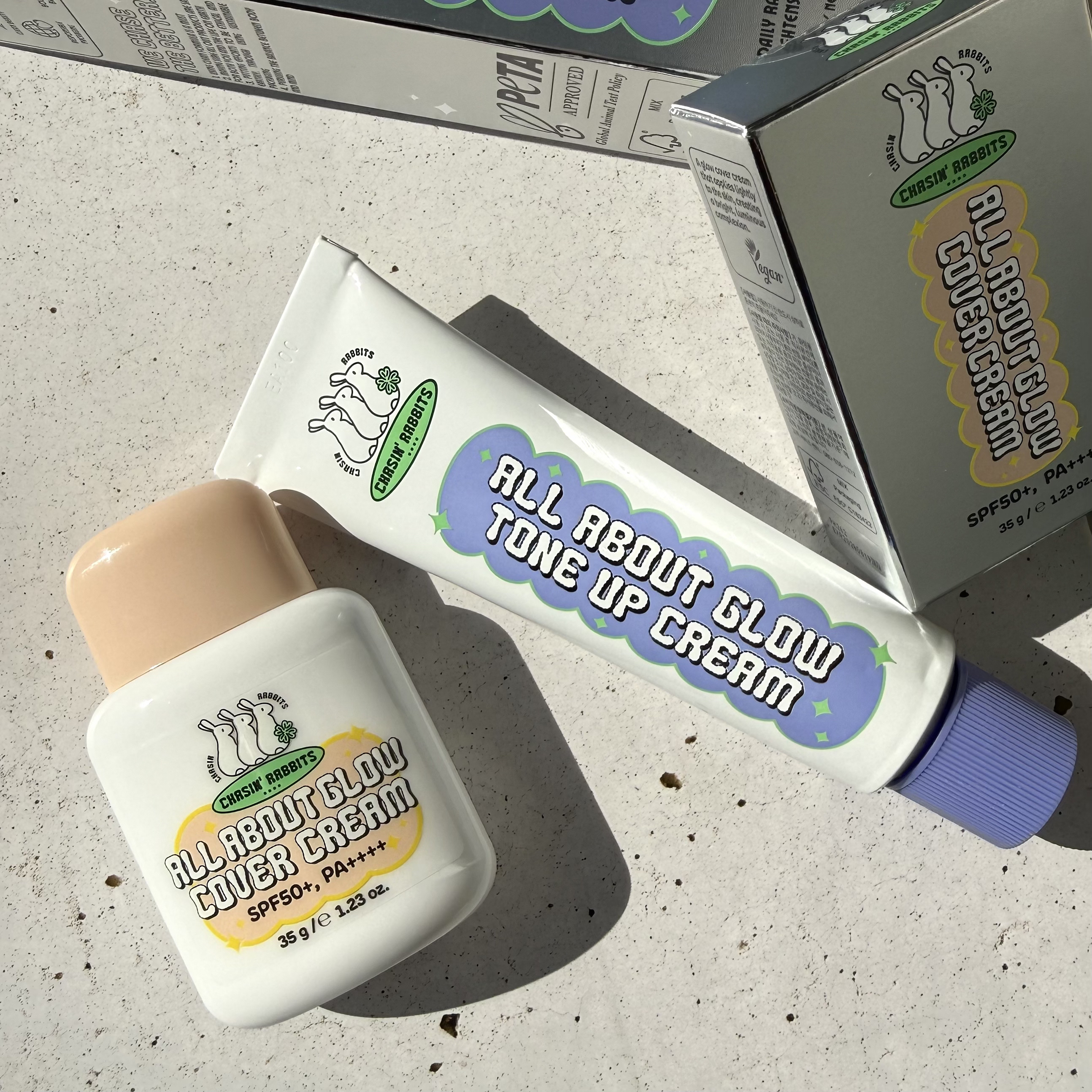 オールアバウトグロウトーンアップクリーム 50mL/CHASIN'RABBITS/化粧下地を使ったクチコミ（3枚目）
