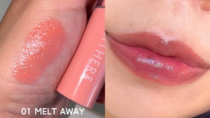 Dewy Syrup Tint/EITHER&/口紅を使ったクチコミ(3枚目)