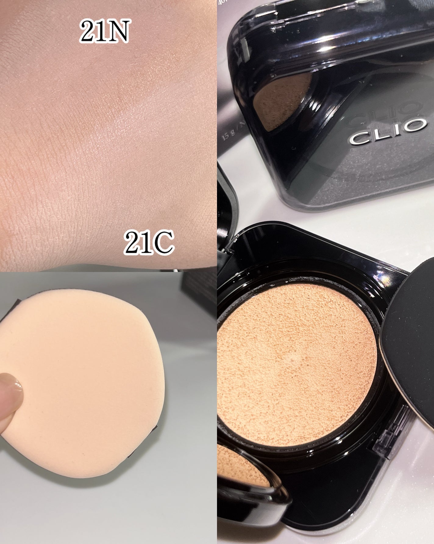 キル カバー ファンウェア クッション ザ オリジナル/CLIO/クッションファンデーションを使ったクチコミ(3枚目)