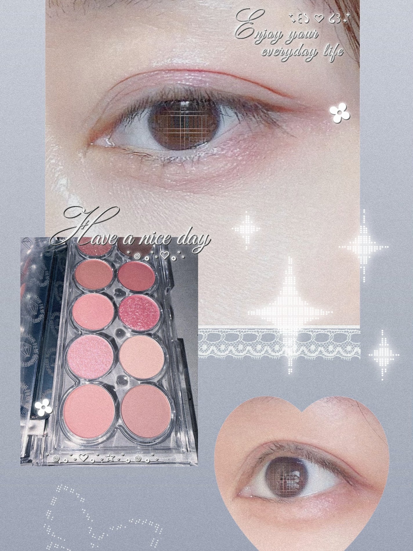 ライトオンアイズシャドウパレット/ルミル/アイシャドウパレットを使ったクチコミ(3枚目)