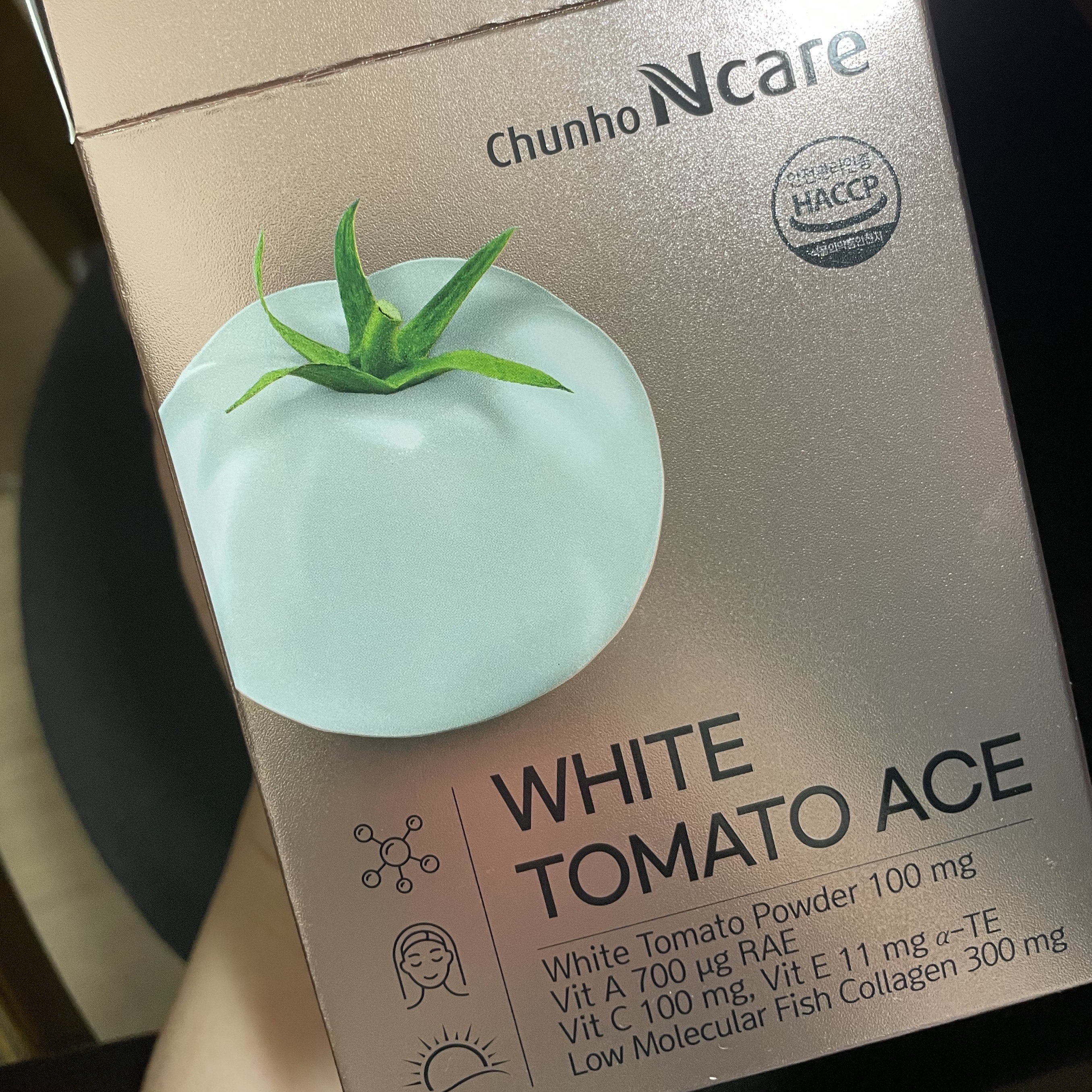  ホワイトトマト ACE 1box 30包/ChunhoNcare/美容サプリメントを使ったクチコミ（1枚目）