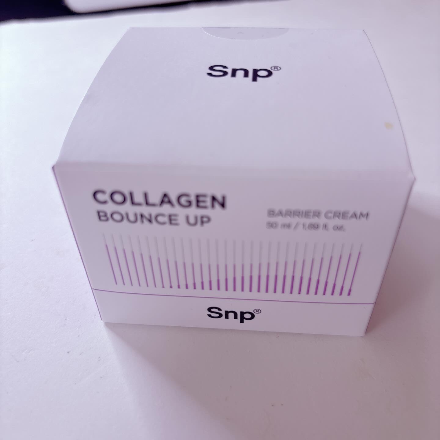 コラーゲンバウンスアップバリアクリーム/SNP/フェイスクリームを使ったクチコミ（3枚目）