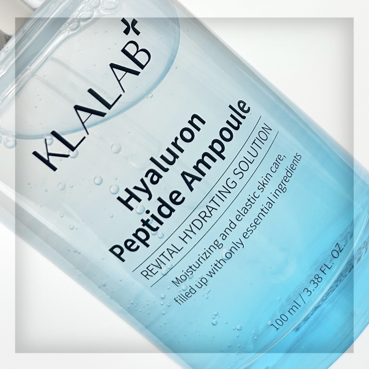 ヒアルロンペプチドアンプル/KLALAB/美容液を使ったクチコミ（2枚目）