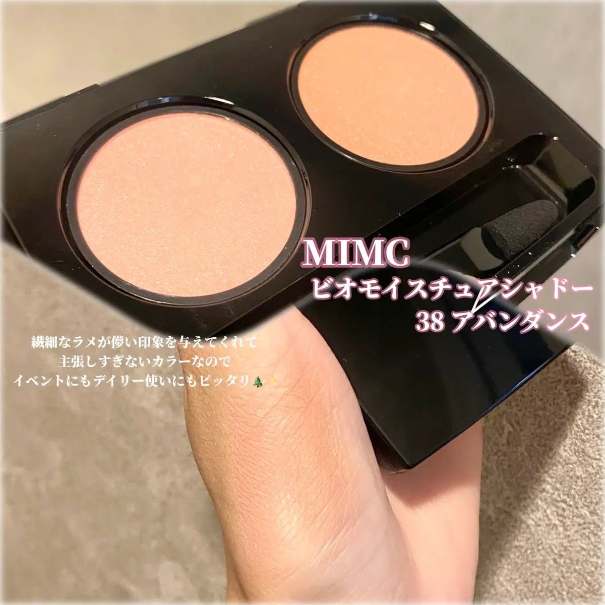ビオモイスチュアシャドー/MiMC/アイシャドウパレットを使ったクチコミ(2枚目)