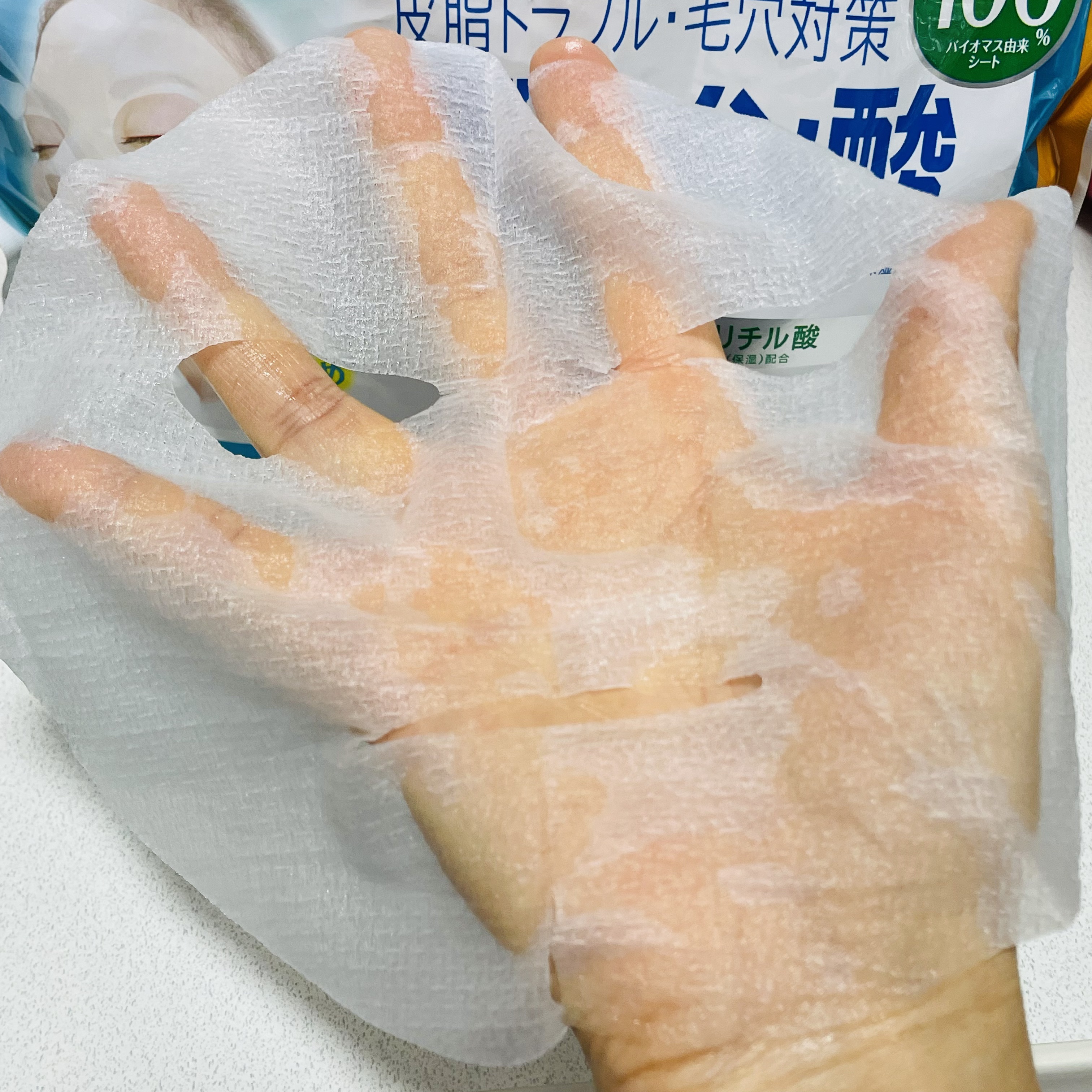 アゼライン酸CICAケアマスク/クリアターン/シートマスク・パックを使ったクチコミ（1枚目）