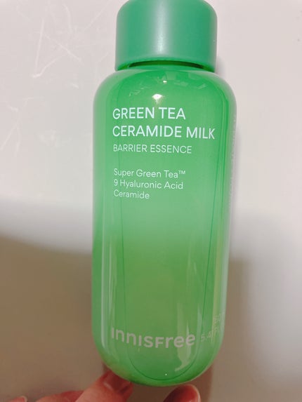 グリーンティー セラミド ミルク エッセンストナー/innisfree/化粧水を使ったクチコミ(1枚目)