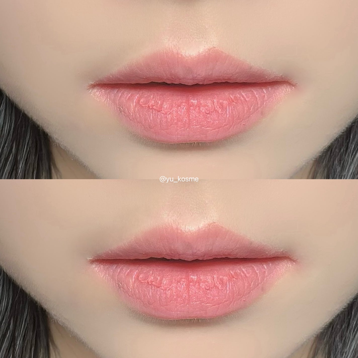 クリームドゥローズティント/dasique/リップティントを使ったクチコミ(4枚目)