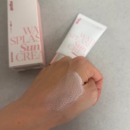 ウォータースプラッシュサンクリーム セラミド/espoir/日焼け止めクリームを使ったクチコミ(3枚目)