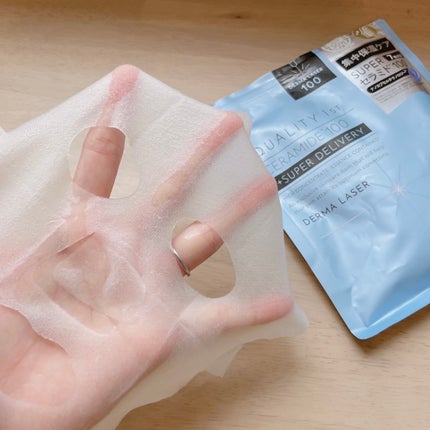 ダーマレーザー スーパーセラミド100マスク/クオリティファースト/シートマスク・パックを使ったクチコミ(5枚目)