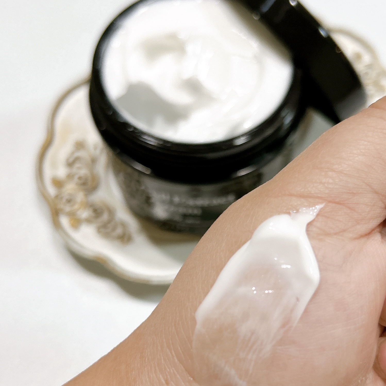 プラチナレーベル ヒト幹細胞エキス(＊1)配合 美容クリーム/プラチナレーベル/フェイスクリームを使ったクチコミ（3枚目）