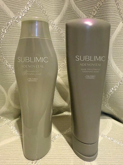 サブリミック アデノバイタル シャンプーのクチコミ「✨サブリミック アデノバイタル✨
✨シャンプー&トリートメント✨
毛髪のボリュームやハリ・コ.....」(1枚目)
