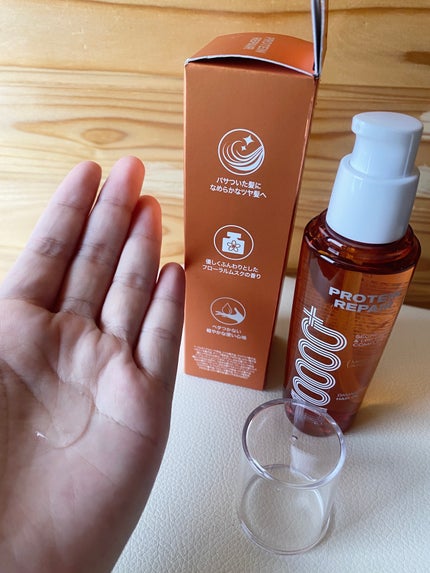 ELASTINE プロテインリペア10000+ ヘアオイル/ELASTINE/ヘアオイルを使ったクチコミ(2枚目)