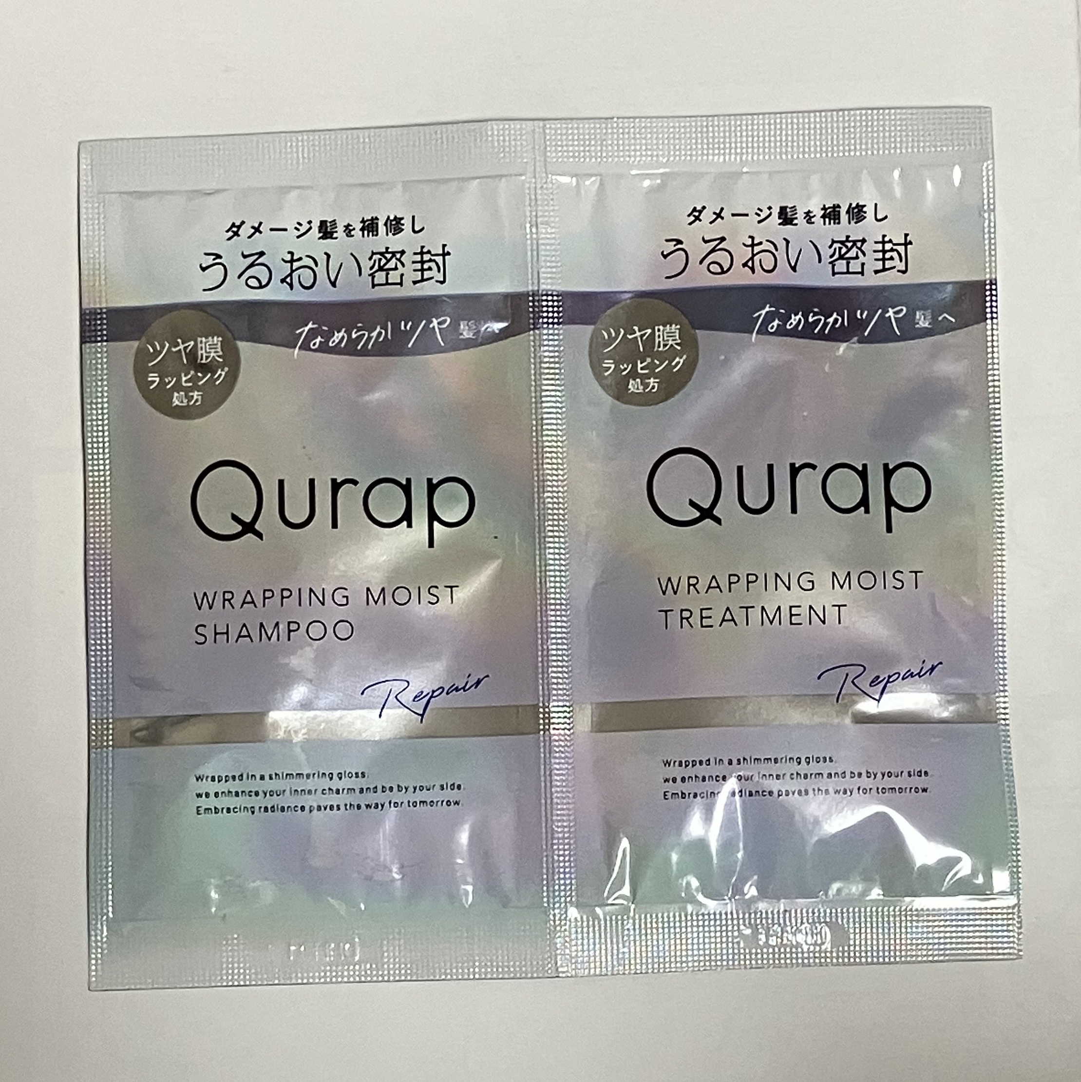 ラッピングモイストシャンプー/トリートメント/Qurap/市販シャンプーを使ったクチコミ（1枚目）