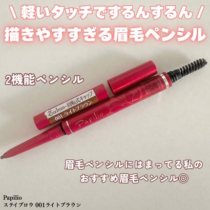 ステイブロウ/Papilio/アイブロウペンシルを使ったクチコミ(1枚目)