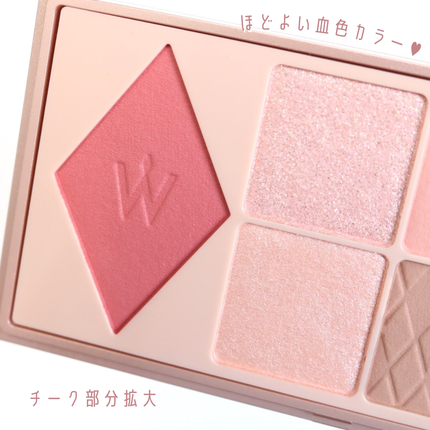 ウォンジョンヨ W デイリームードアップパレット /Wonjungyo/アイシャドウパレットを使ったクチコミ(6枚目)
