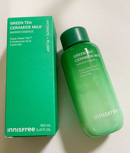 グリーンティー セラミド ミルク エッセンストナー/innisfree/化粧水を使ったクチコミ(1枚目)