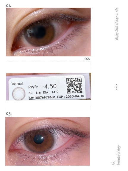 GENiS eye 1day/GENiS eye/ワンデー(1DAY)カラコンを使ったクチコミ(3枚目)