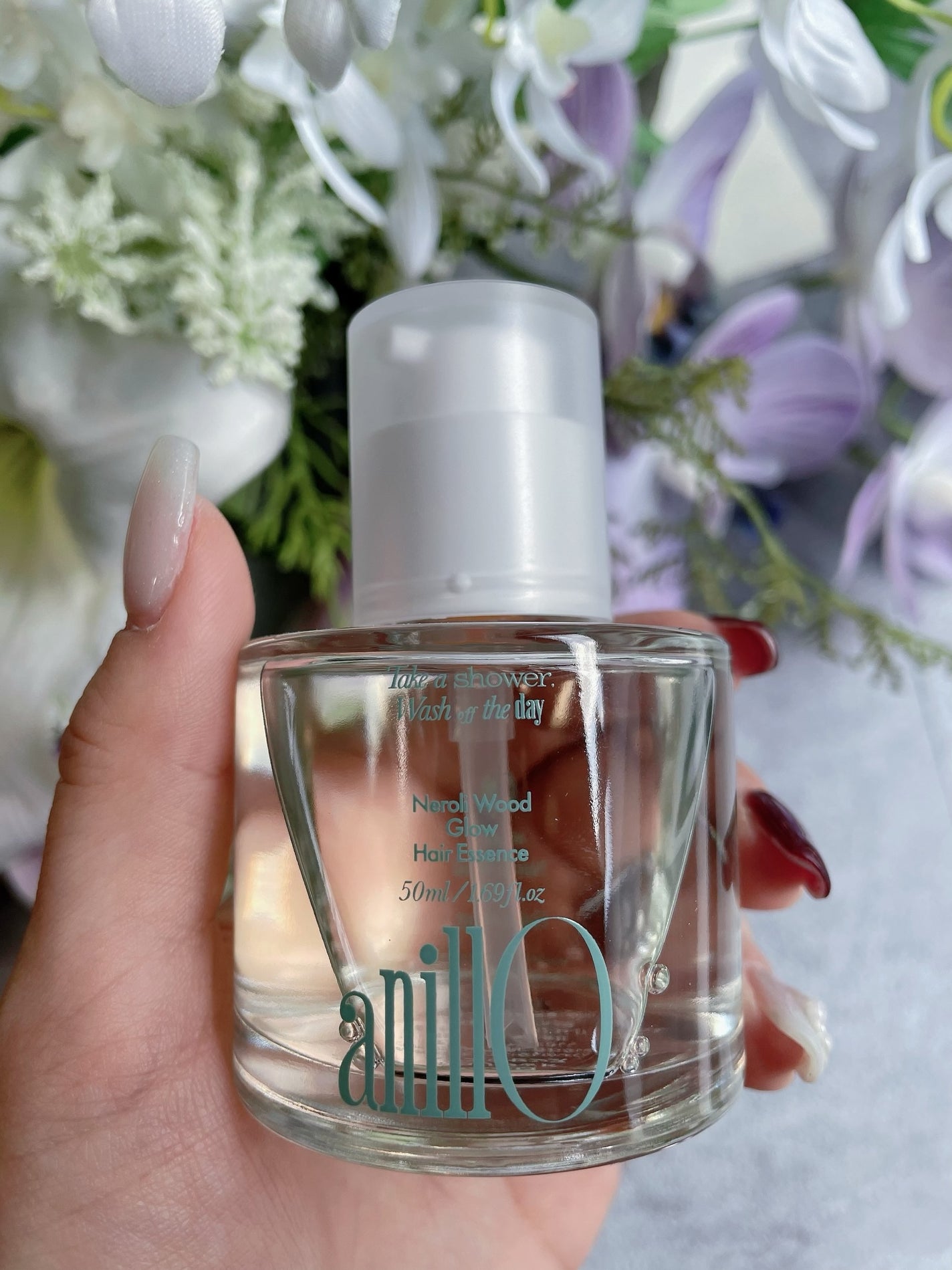 ロージーナイトヘアエッセンス/ANILLO/ヘアオイルを使ったクチコミ(3枚目)