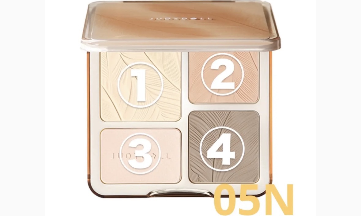 JUDYDOLL メリハリマスターパレット/JUDYDOLL/パウダーハイライトを使ったクチコミ（3枚目）