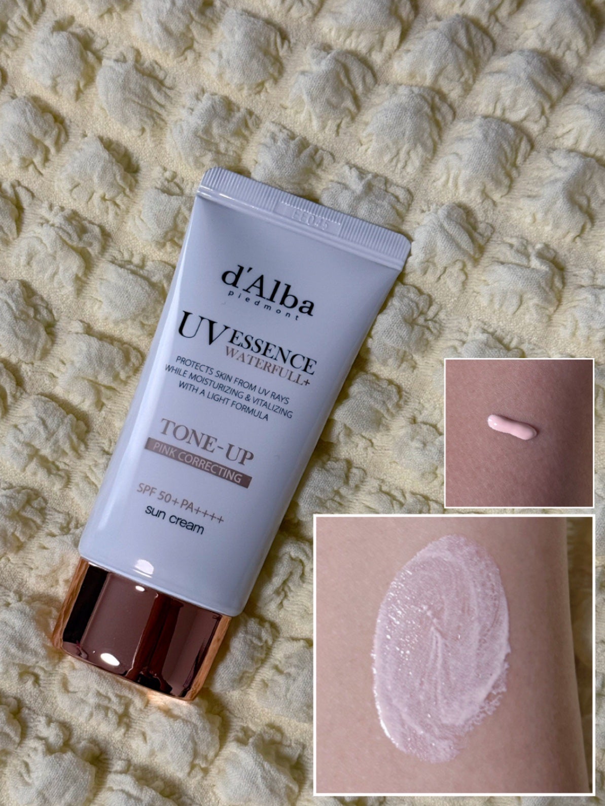 ウォータフルトーンアップサンクリーム/ダルバ/日焼け止めクリームを使ったクチコミ(2枚目)