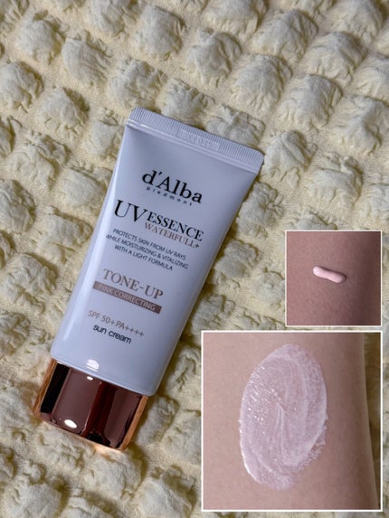 ウォータフルトーンアップサンクリーム/ダルバ/日焼け止めクリームを使ったクチコミ(2枚目)