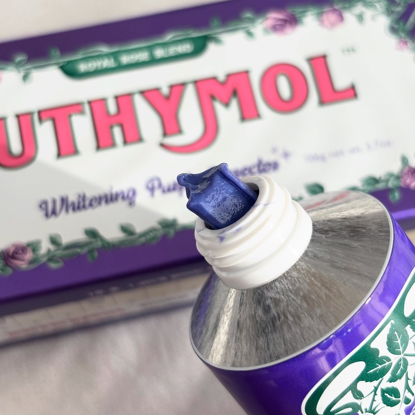 パープルコレクターロイヤルローズブレンド/EUTHYMOL/歯磨き粉を使ったクチコミ（2枚目）