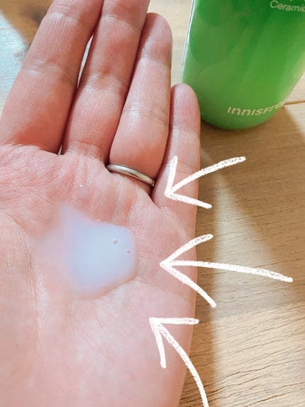 グリーンティー セラミド ミルク エッセンストナー/innisfree/化粧水を使ったクチコミ(2枚目)