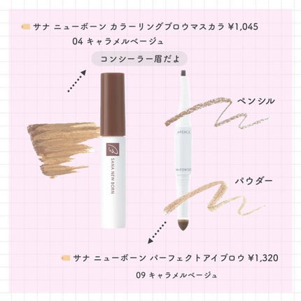 サナ ニューボーン パーフェクトアイブロウ/サナ ニューボーン/アイブロウペンシルを使ったクチコミ(2枚目)