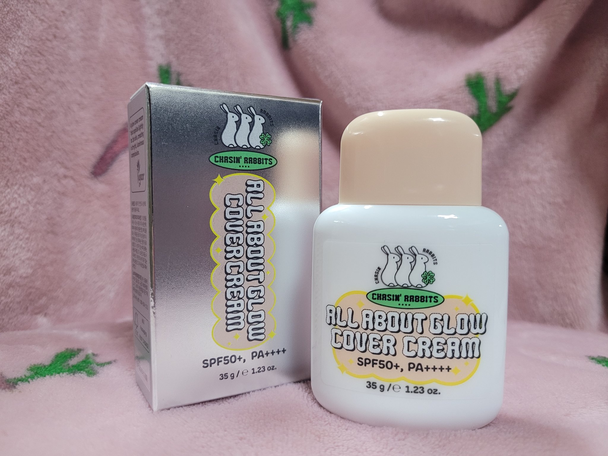 オールアバウトグロウカバークリーム/CHASIN'RABBITS/日焼け止めクリームを使ったクチコミ（1枚目）