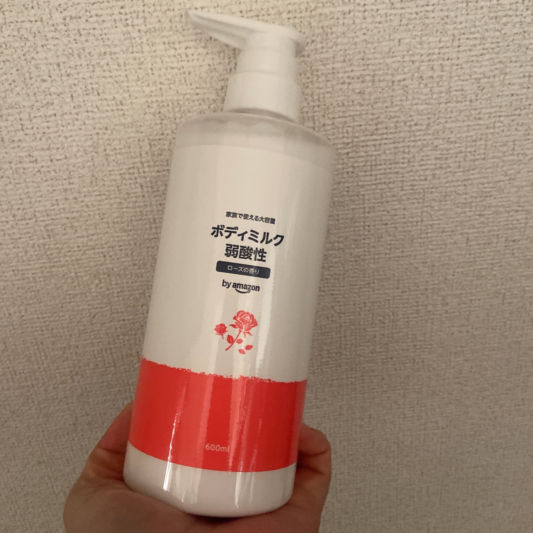大容量 弱酸性ボディミルク ローズ/Amazon/ボディミルクを使ったクチコミ（1枚目）
