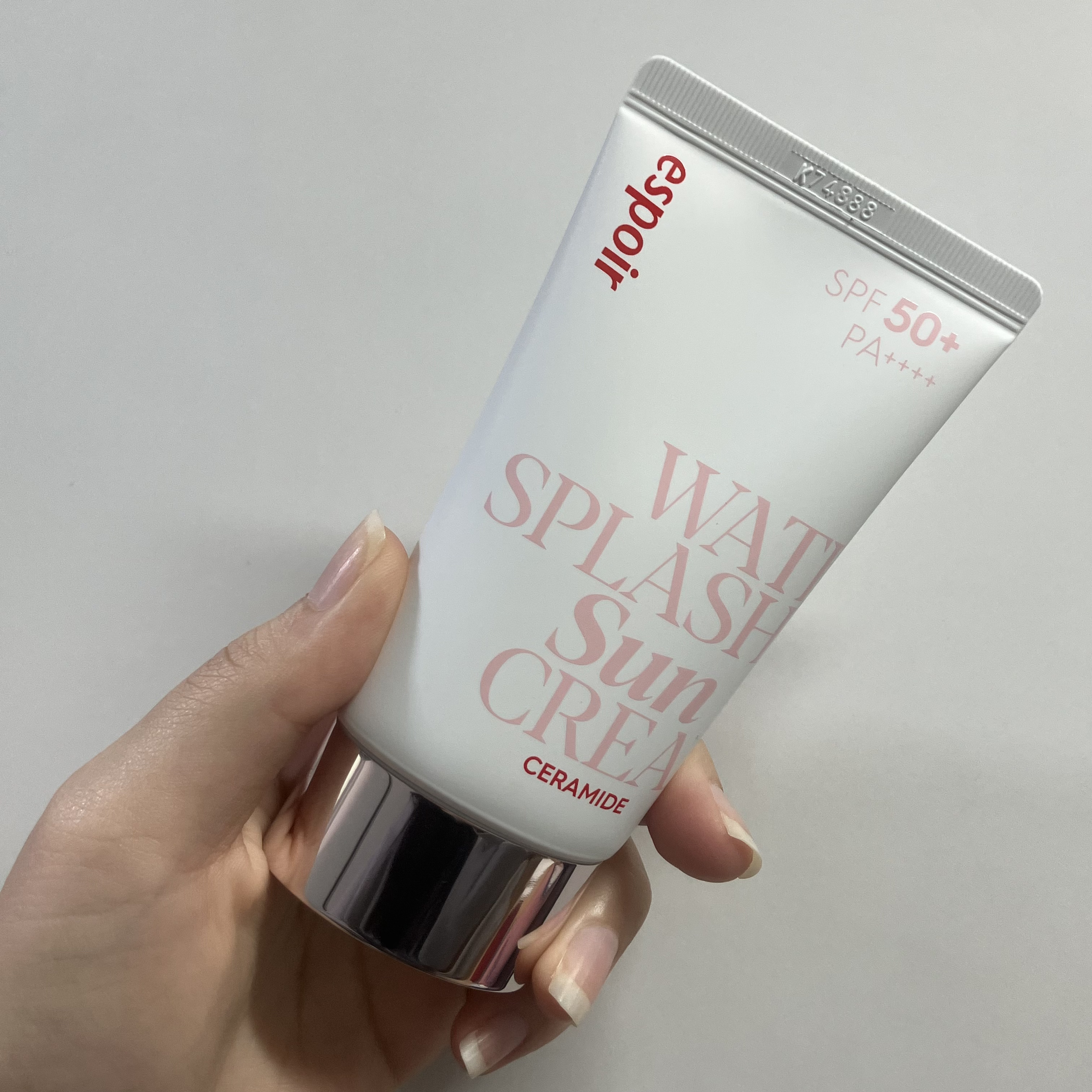 ウォータースプラッシュサンクリーム セラミド/espoir/日焼け止めクリームを使ったクチコミ（2枚目）